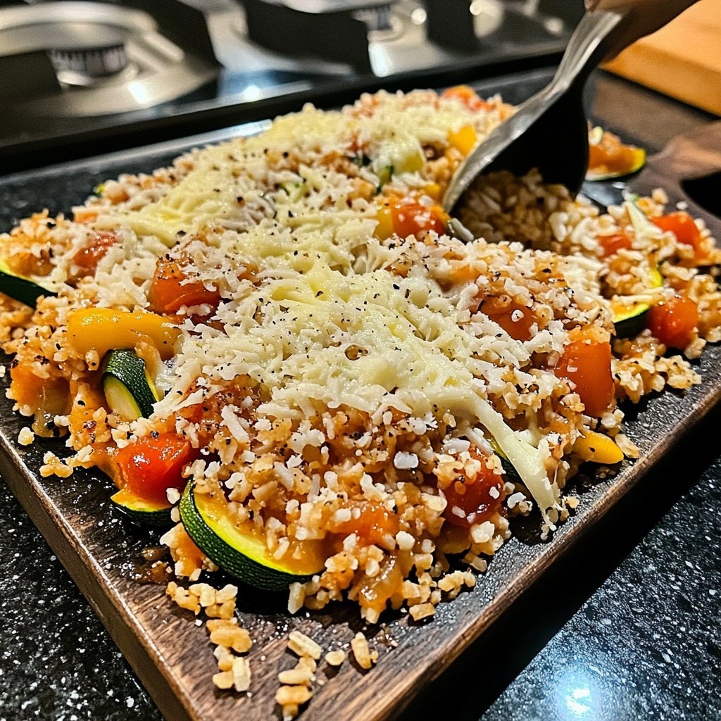 Zucchini-Tomaten-Reis