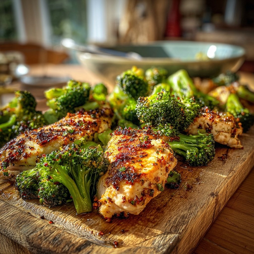 Kalorienarmes Hähnchen Mit Brokkoli