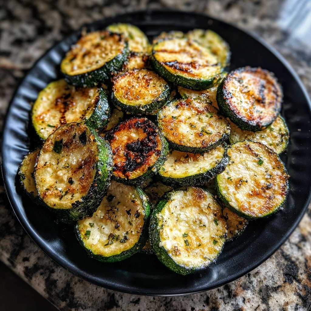Knusprige Grill Zucchini Mit Knoblauch