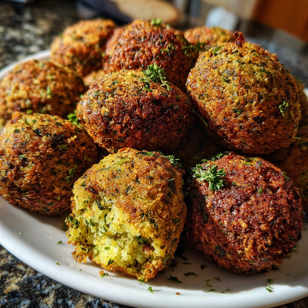 Falafel mit Petersilie