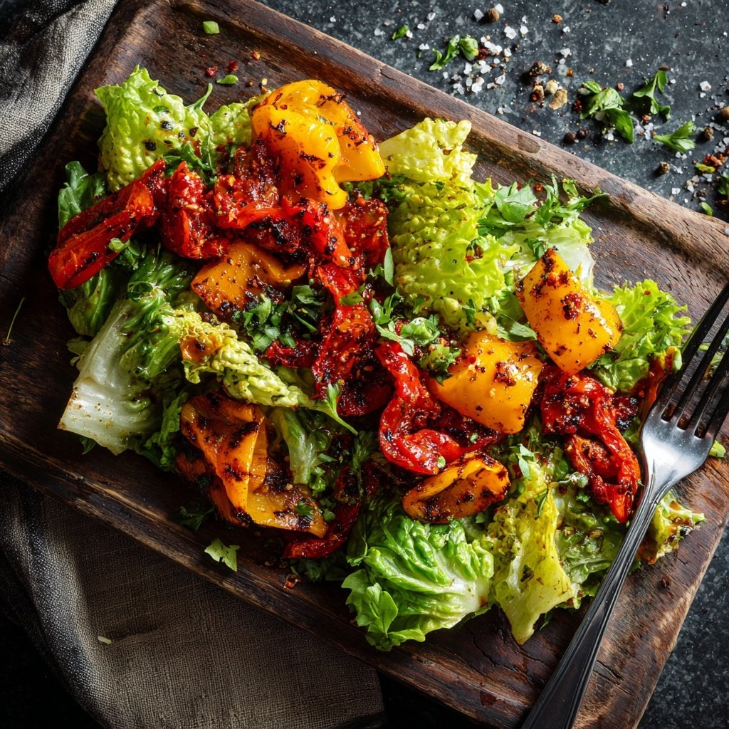 Salat Zum Grillen Mit Paprika