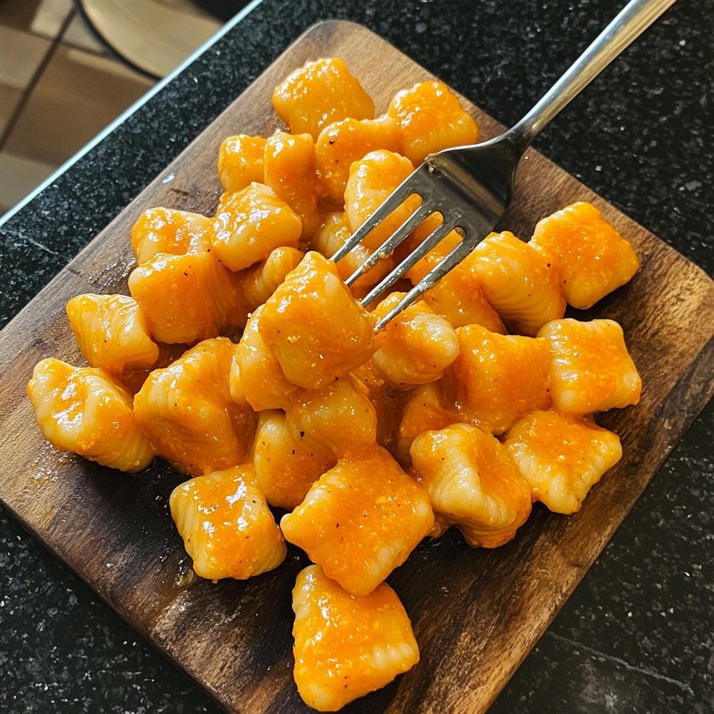 Gnocchi mit Kürbissauce