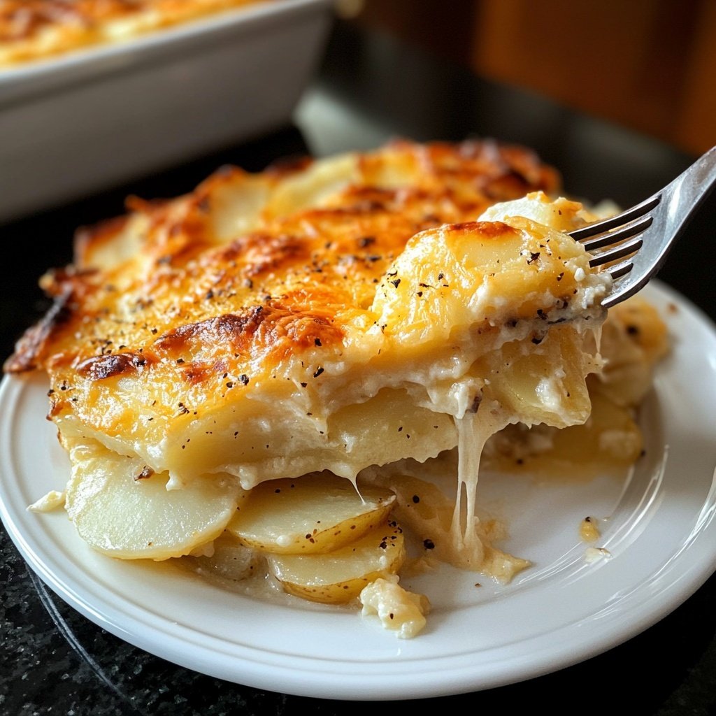 Klassisches Kartoffelgratin
