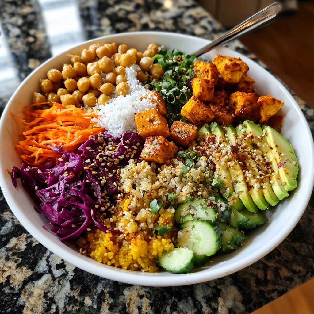 Buddha Bowl mit Kichererbsen