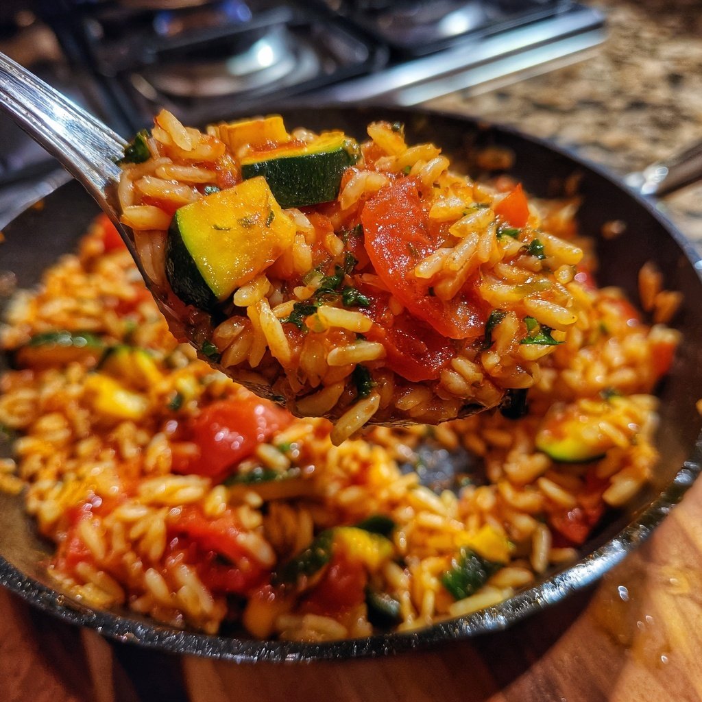 Zucchini-Tomaten-Reis