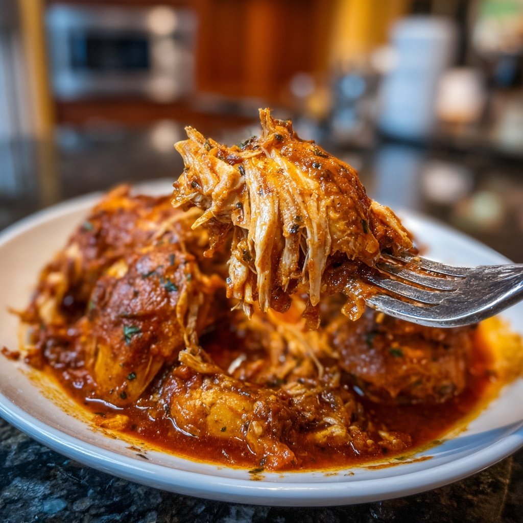 Crockpot Hähnchen mit Soße