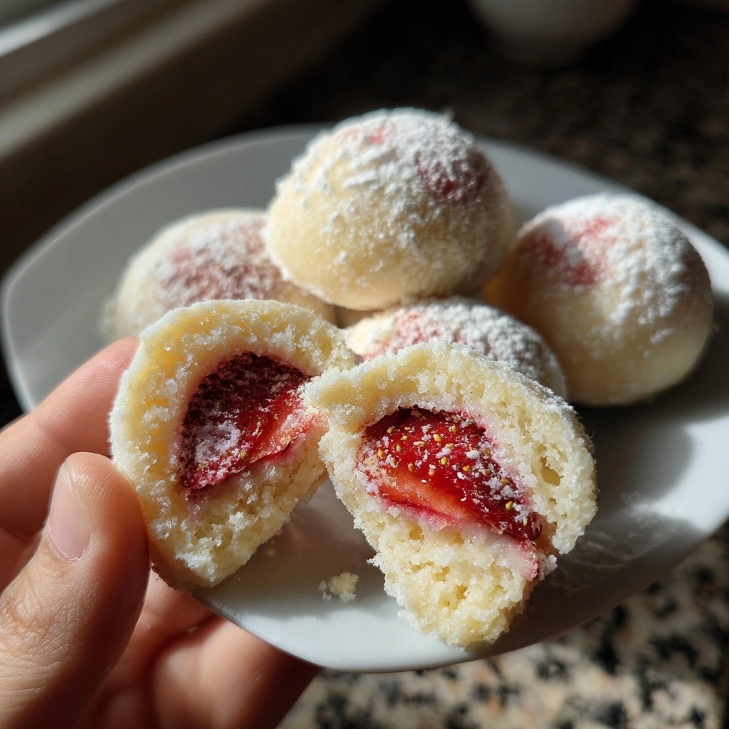 Erdbeer-Mochi