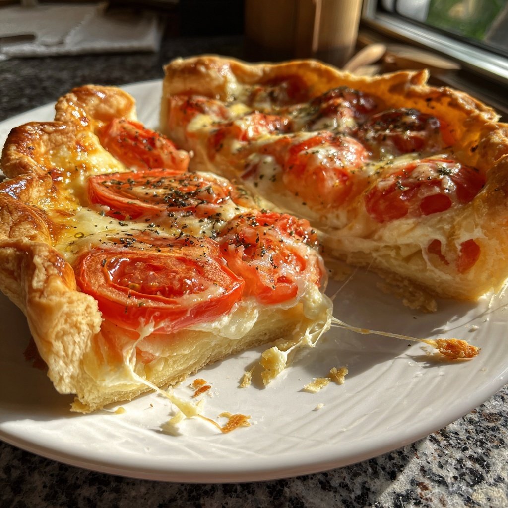 Tartelettes mit Tomaten und Mozzarella