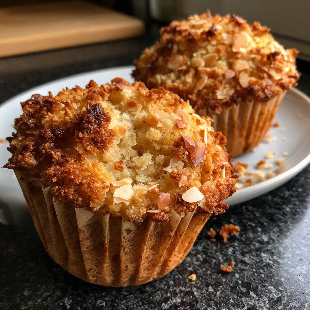Muffins mit Vanille und Mandeln